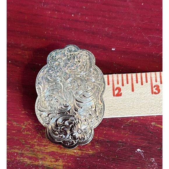 Vintage Montana Silversmiths Floral Women’s Girls Belt Buckle Western Preloved